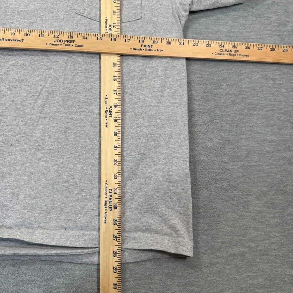 Carhartt Shirt Mens M Gray Loose Fit Pocket Short Sleeve Cotton Heavyweight Work